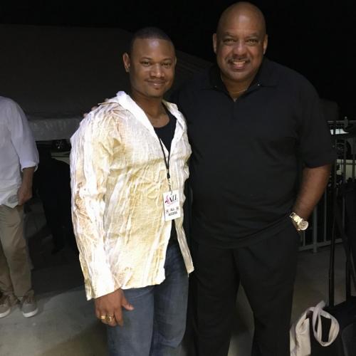 With Gerald Albright